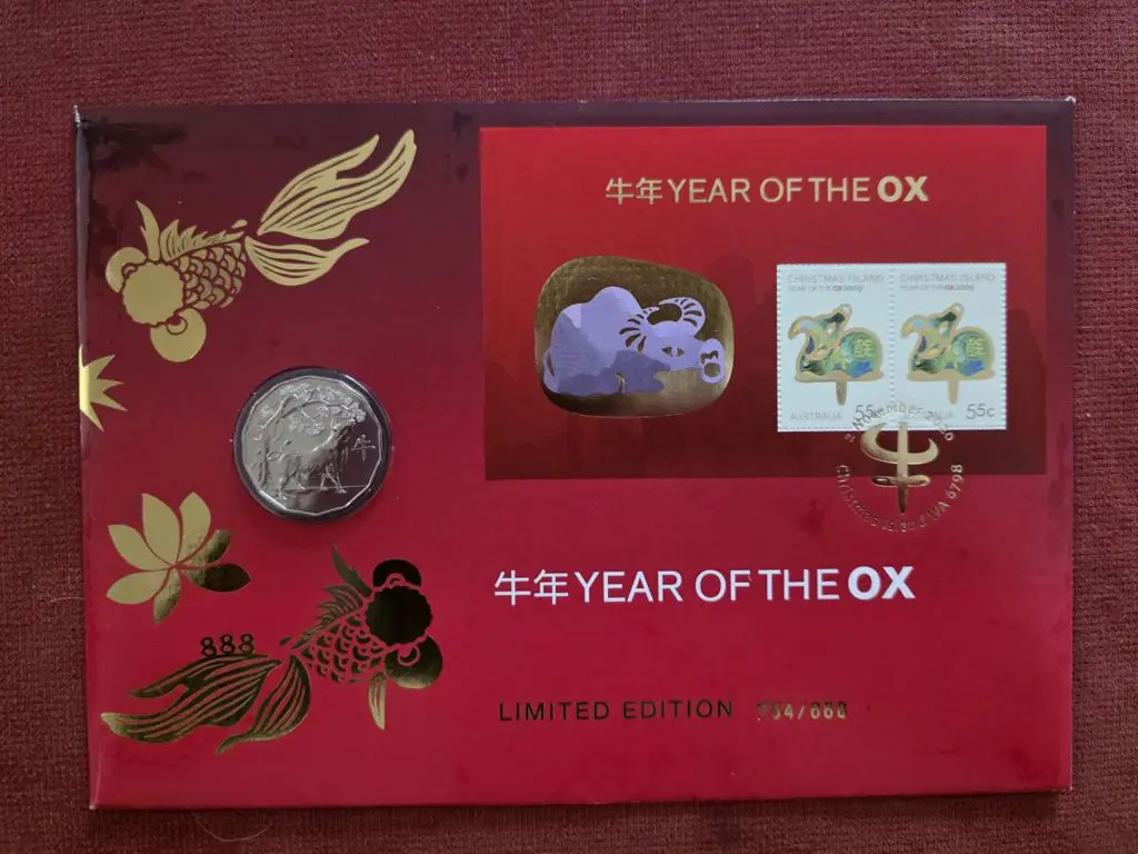2020 (2nd Nov) Year of the Ox as above but ... Image 1++