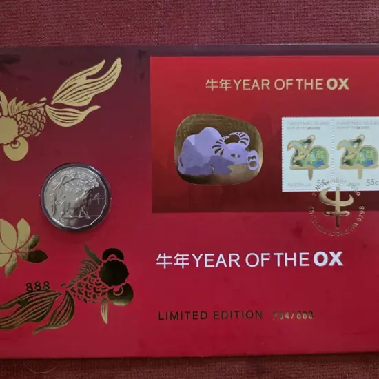 2020 (2nd Nov) Year of the Ox as above but ...