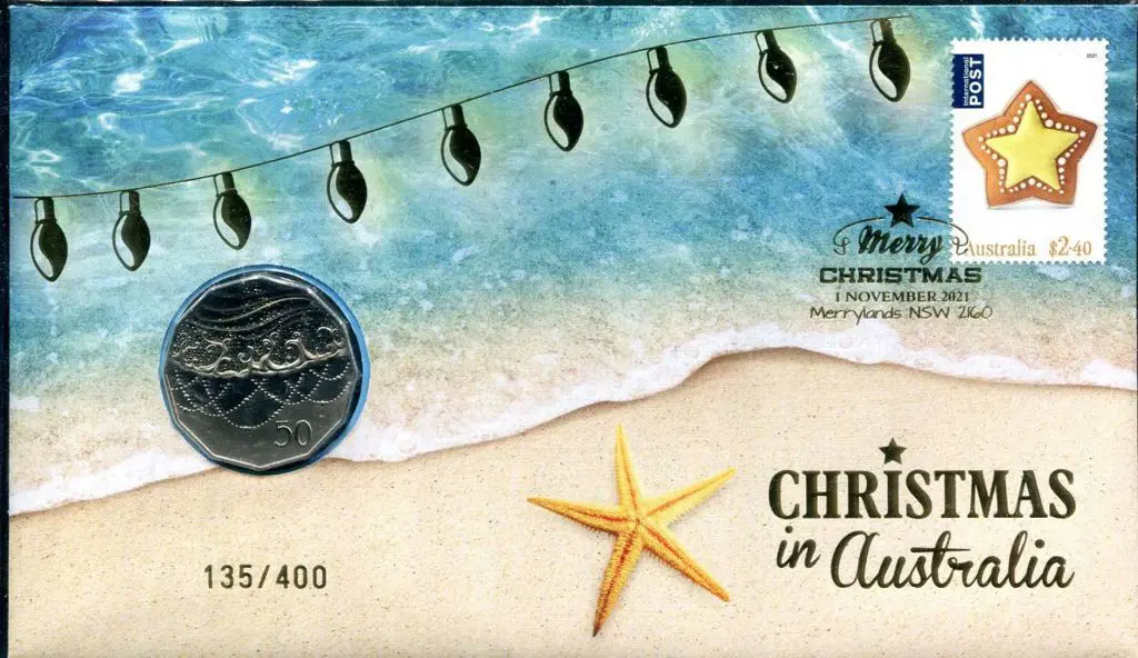 2021 (1st Nov) "Christmas in Australia" with $2.40 ... Image 1++