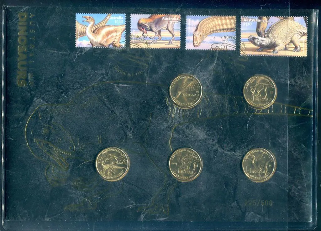 2022 (1st Nov) Australian Dinosaurs with set of 4 ... Image 1++