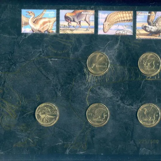 2022 (1st Nov) Australian Dinosaurs with set of 4 ...
