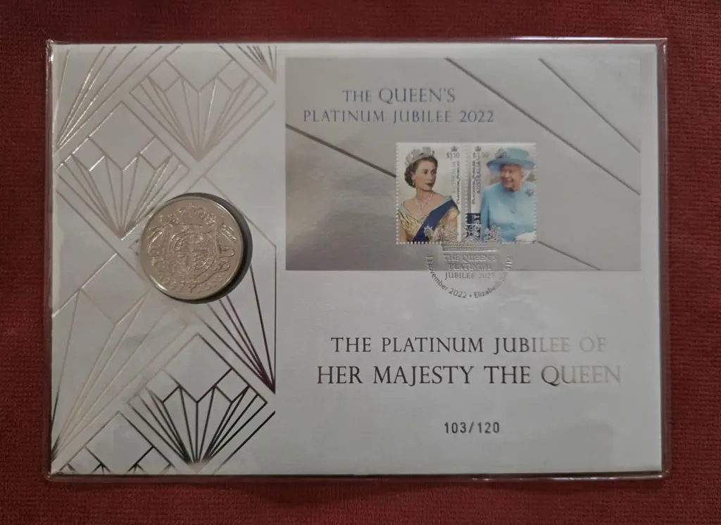 2022 (1st Nov) QEII Platinum Jubilee with $4.40 ... Image 1++