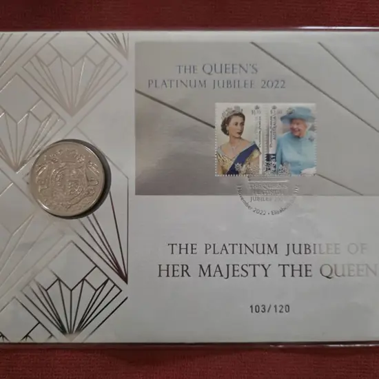 2022 (1st Nov) QEII Platinum Jubilee with $4.40 ...