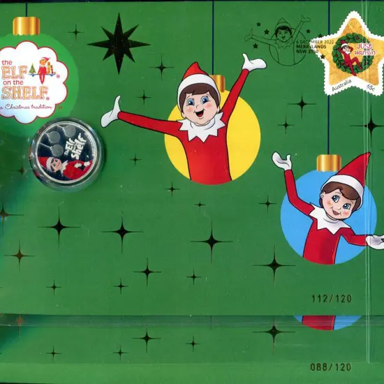 2022 (5th Dec) "The Elf on the Shelf" with 65c ...