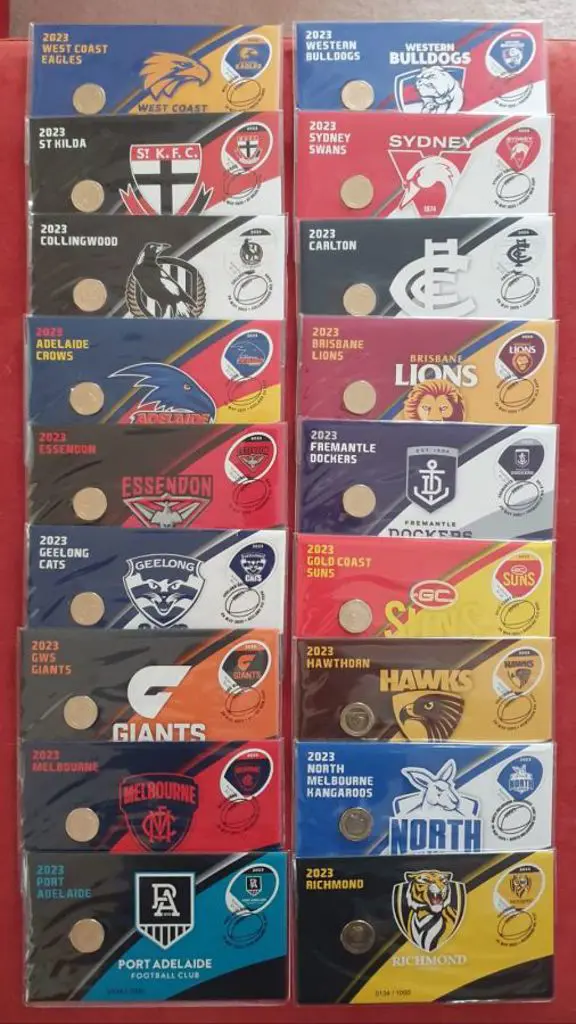 2023 (29th May) AFL Clubs with matching $1 ... Image 1++