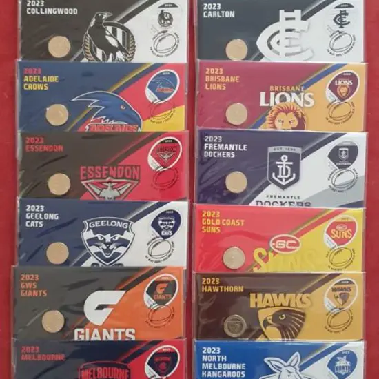 2023 (29th May) AFL Clubs with matching $1 ...