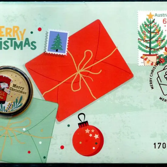 2023 (1st Nov) "Merry Christmas" with 65c ...