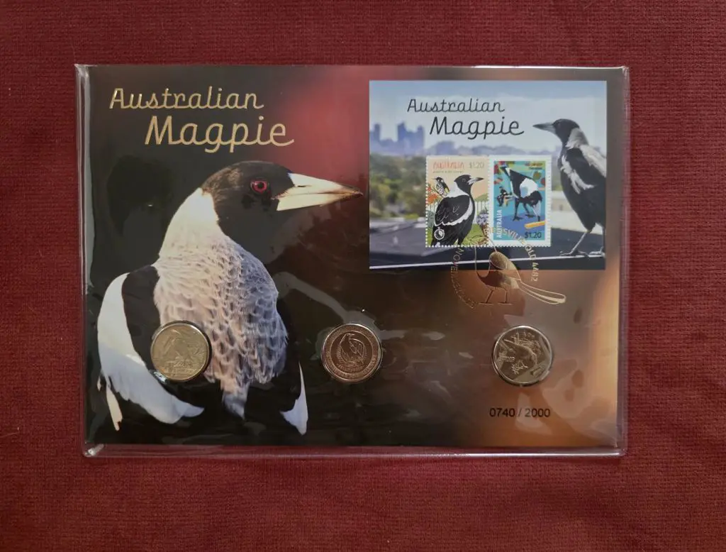 2023 (1st Nov) Australian Magpie PNC as above with ... Image 1++