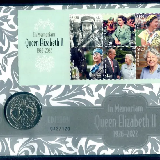 2023 (1st Nov) QEII In Memoriam with $7.20 M/S ...