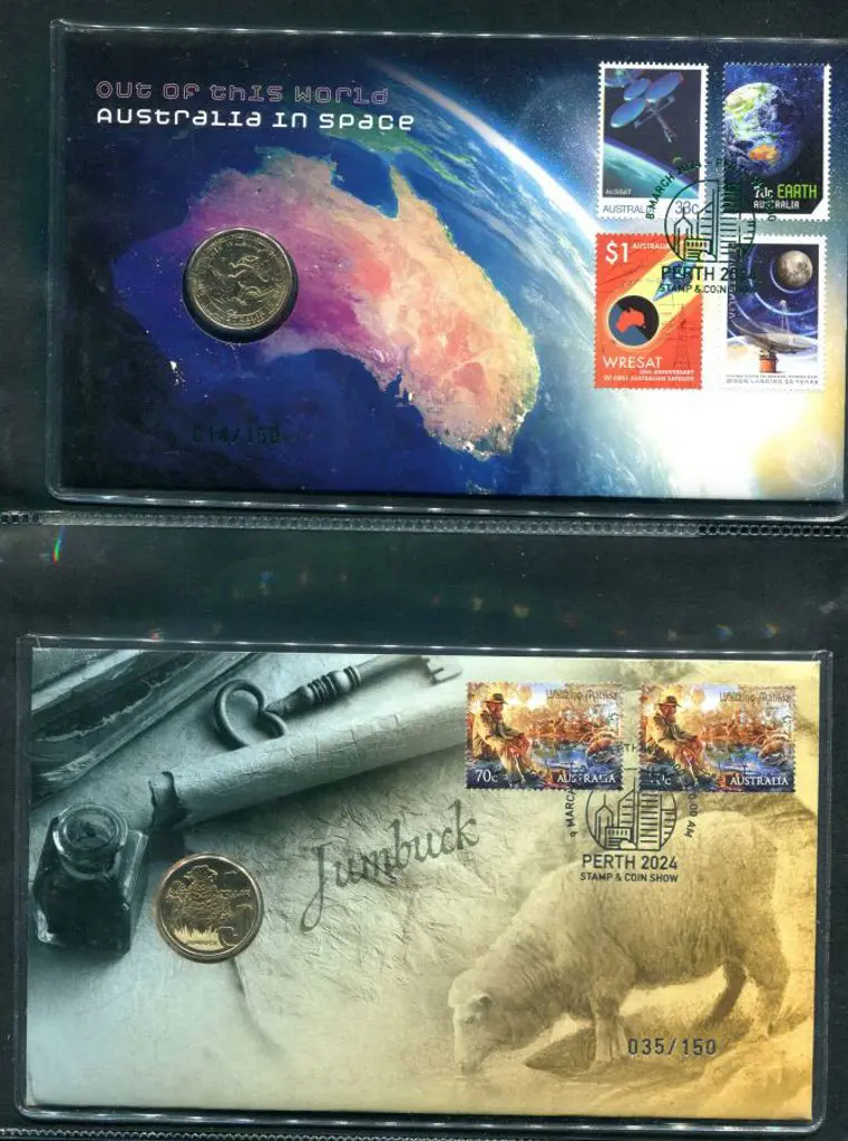 2024 (8th-10th Mar) Perth Stamp & Coin Show set of ... Image 1++