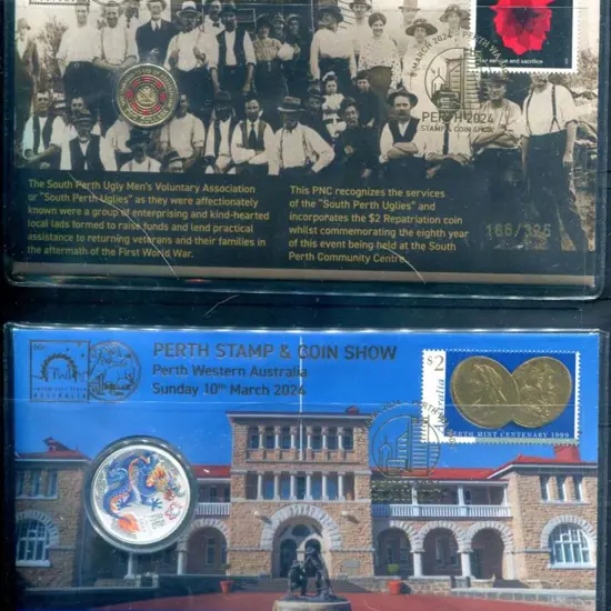 2024 (8th-10th Mar) Perth Stamp & Coin Show set of ...