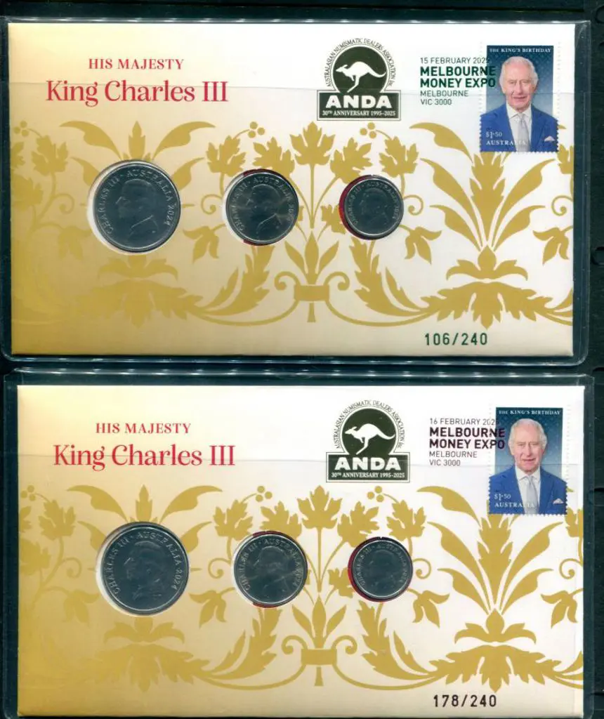 2025 (15th & 16th Feb) King Charles III $1.50 ... Image 1++