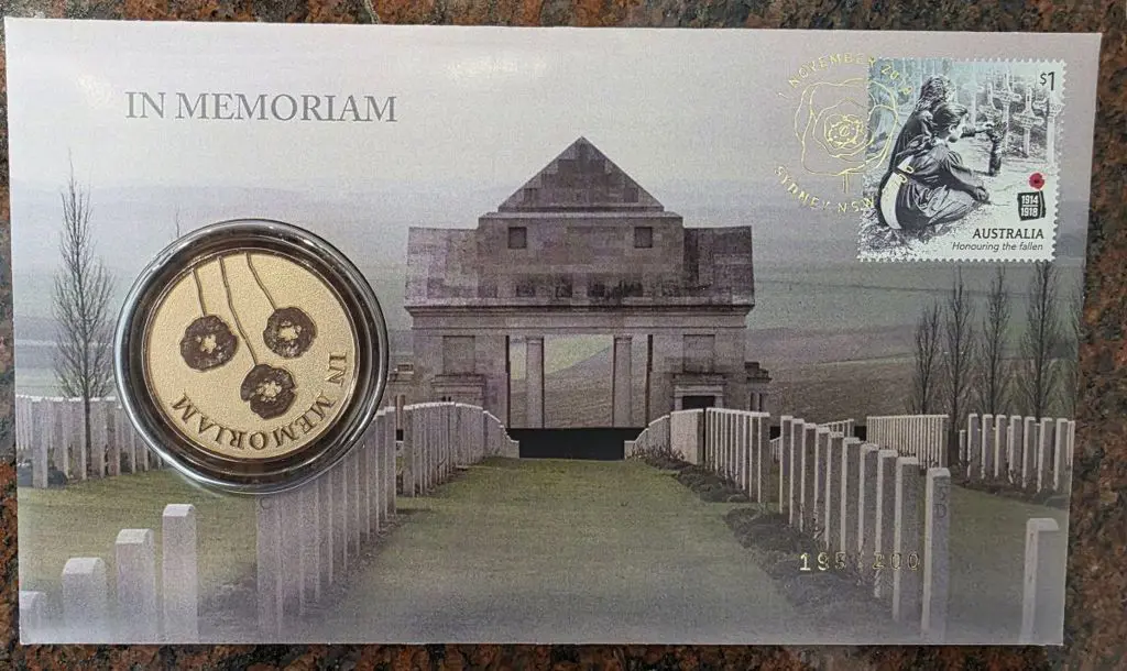 2018 (1st Nov) "In Memoriam" Great War with $1 ... Image 1++