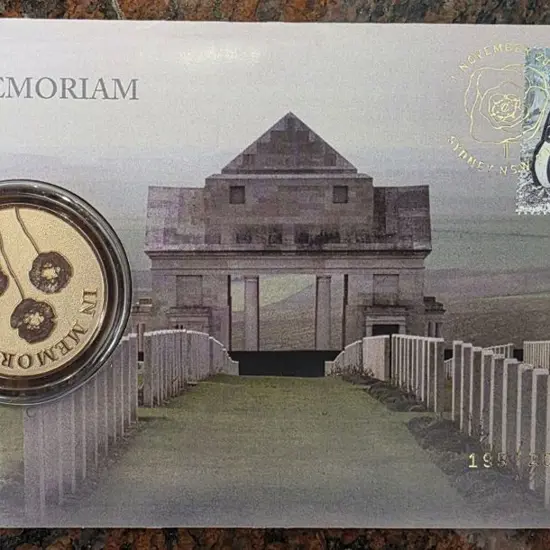 2018 (1st Nov) "In Memoriam" Great War with $1 ...