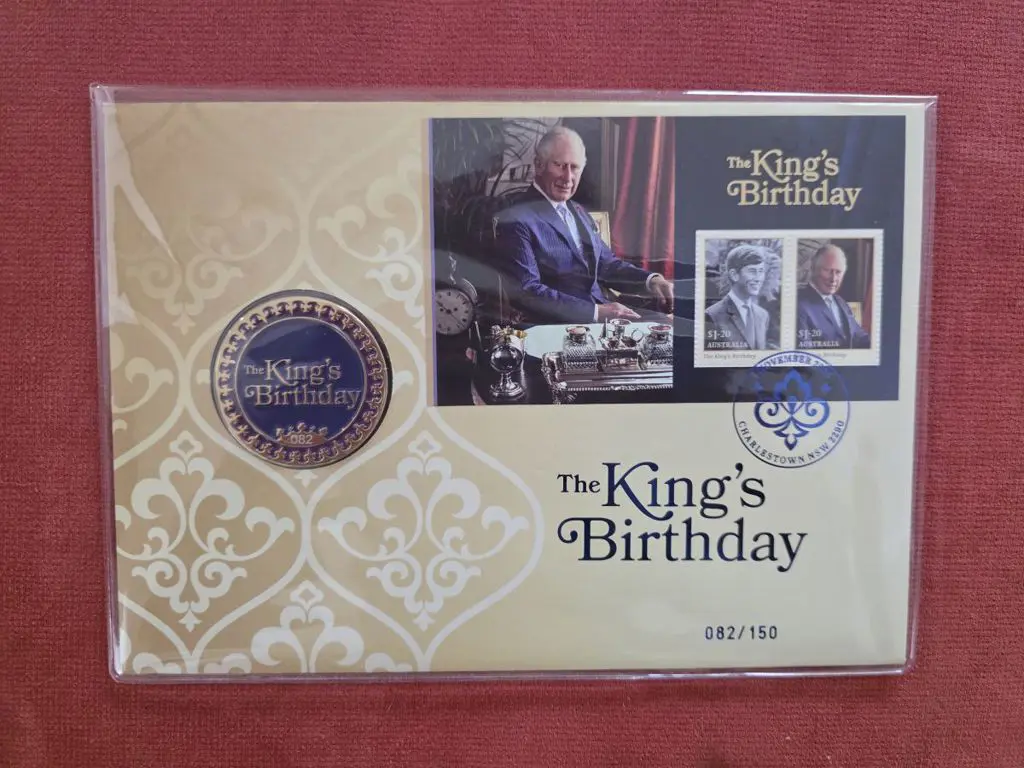 2023 (1st Nov) "The King's Birthday" with $2.40 ... Image 1++