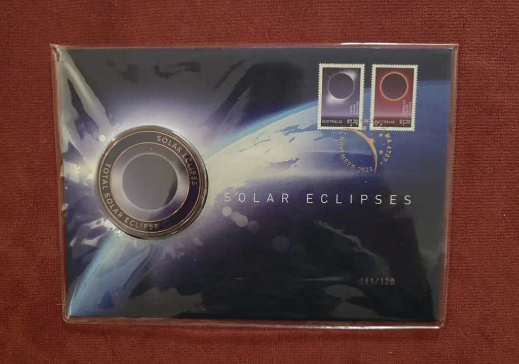 2023 (1st Nov) Solar Eclipses with $1.20 pair tied ... Image 1++