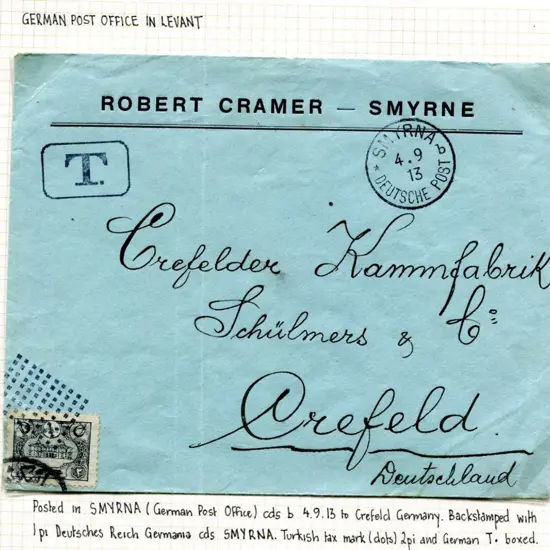 Germany PO's in Levant with stamps, cards & covers ...