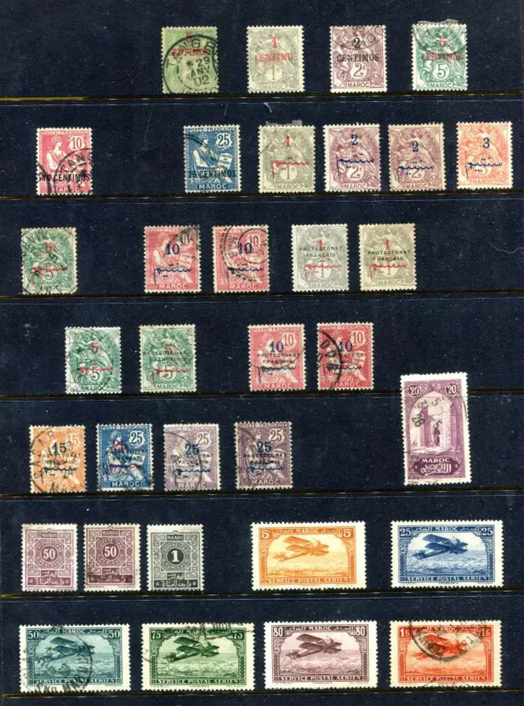 French Morocco 1891-1955 range on pages incl ... Image 1++