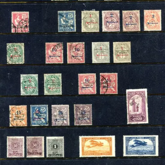 French Morocco 1891-1955 range on pages incl ...