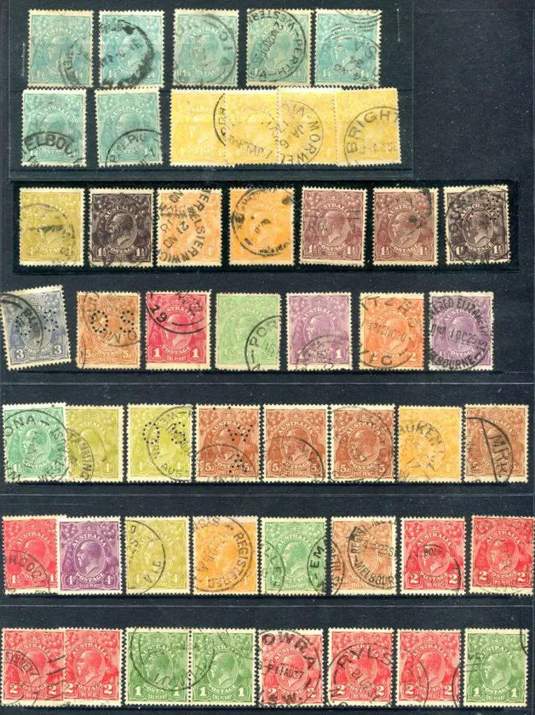 KGV Lightly dupl good to fine used range incl 4d ... Image 1++