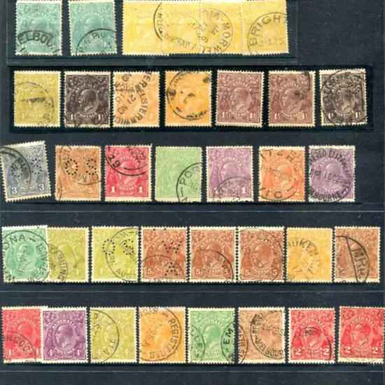 KGV Lightly dupl good to fine used range incl 4d ...
