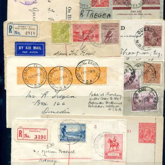 Pre-decimals 1904-1935 range of covers noting KGV ...