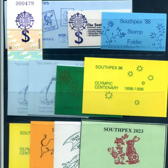 Booklets 1985-2023 Southpex issues for 1985 (2), ...