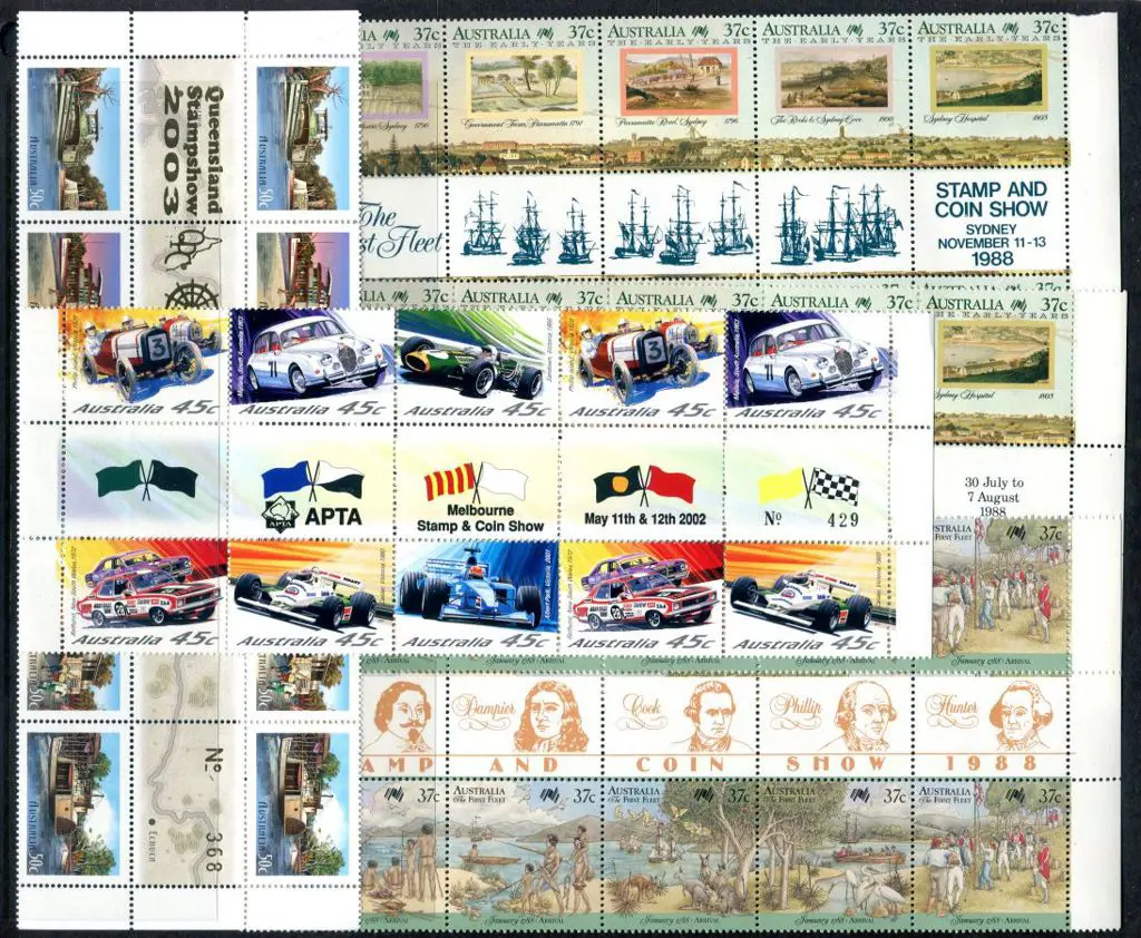 Gutters 1988 "Sydney Stamp & Coin Show", "Sydpex ... Image 1++