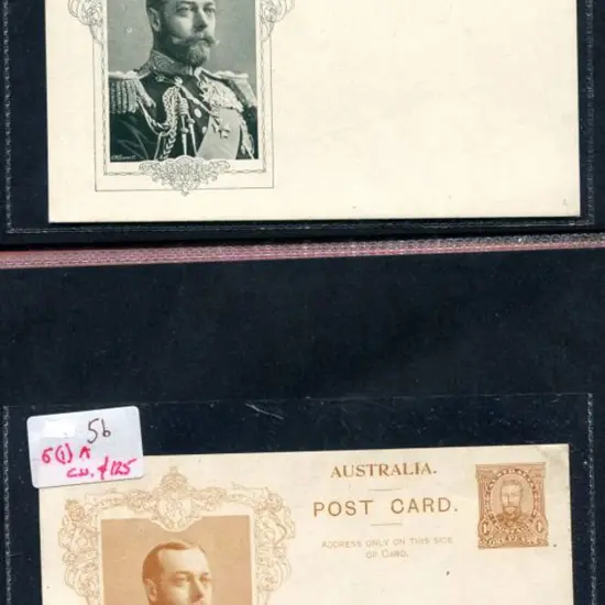 Postcards 1911 KGV "Coronation" cards in different ...