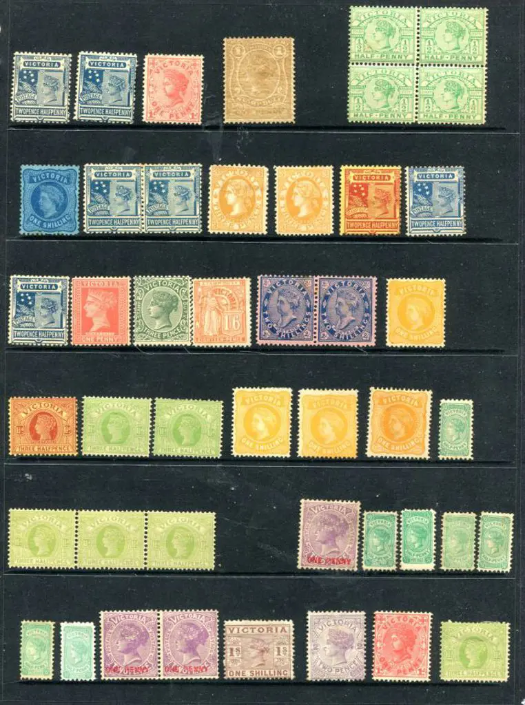 Victoria Mint & used selection comprising former ... Image 1++