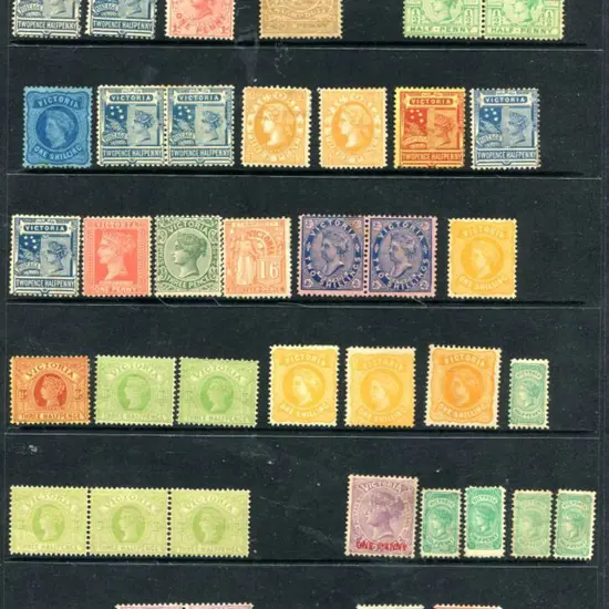 Victoria Mint & used selection comprising former ...