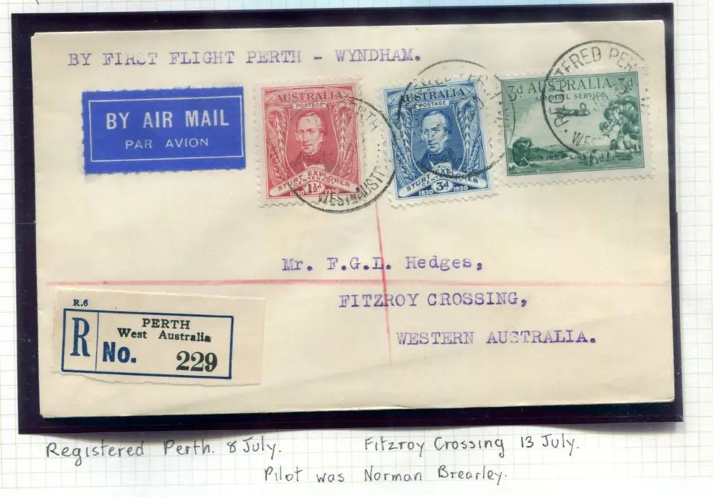 1930 (13th July) Perth to Wyndham, Halls Creek to ... Image 1++