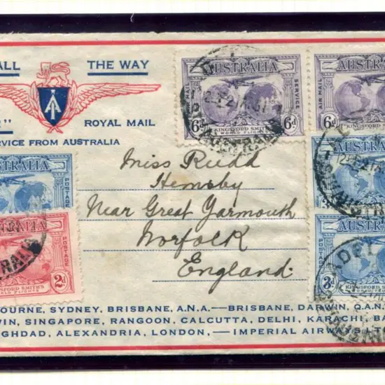 1931 (21st Apr) First "All The Way by Air" ...