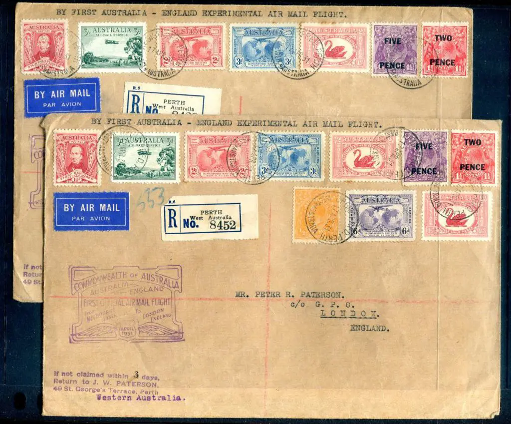 1931 (23rd Apr) Aust to England "By First ... Image 1++