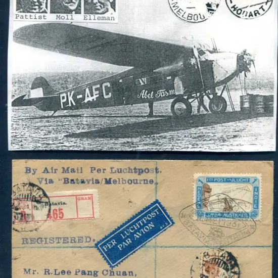 1931 (30th Apr) Java to Australia extension ...