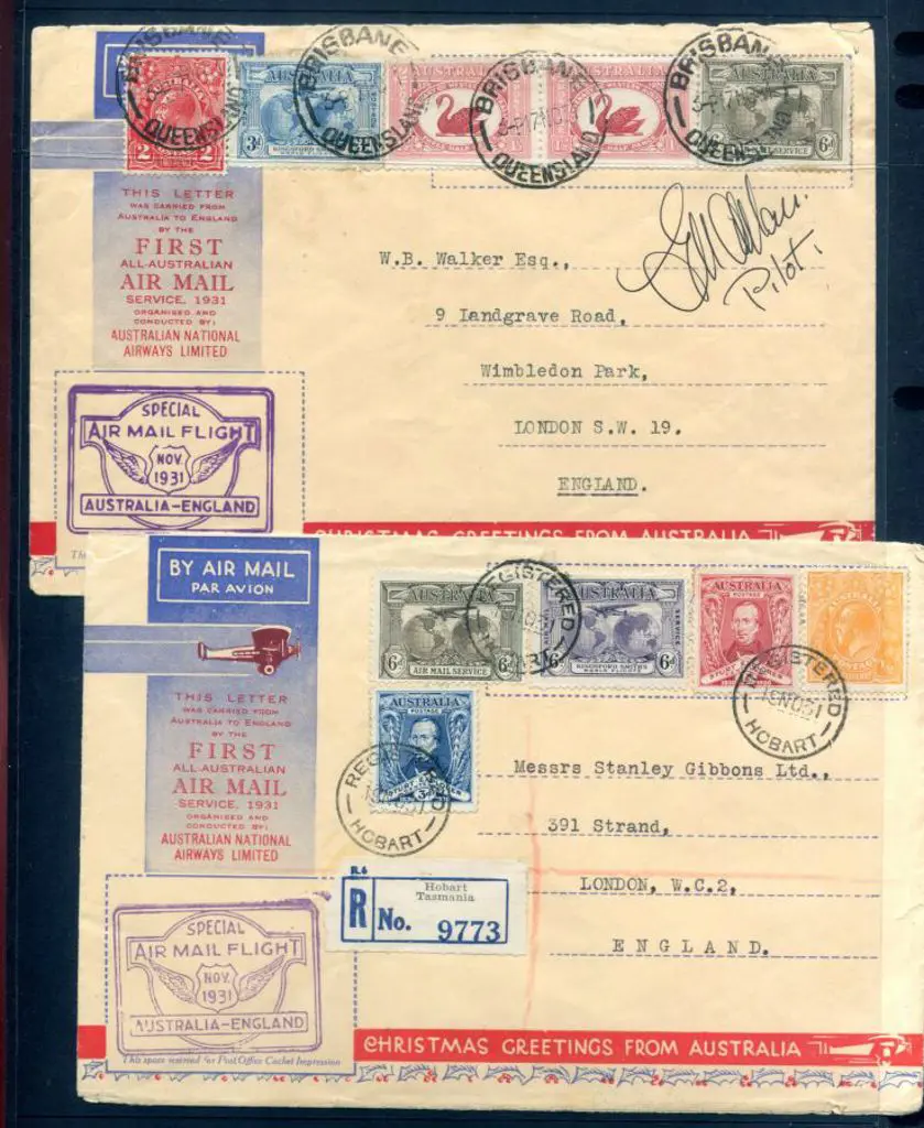1931 (19th Nov) Australia to England All Aust ... Image 1++