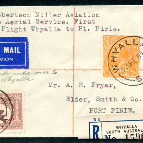 1931 (24th Nov) Sydney to Brisbane endorsed "1st ...