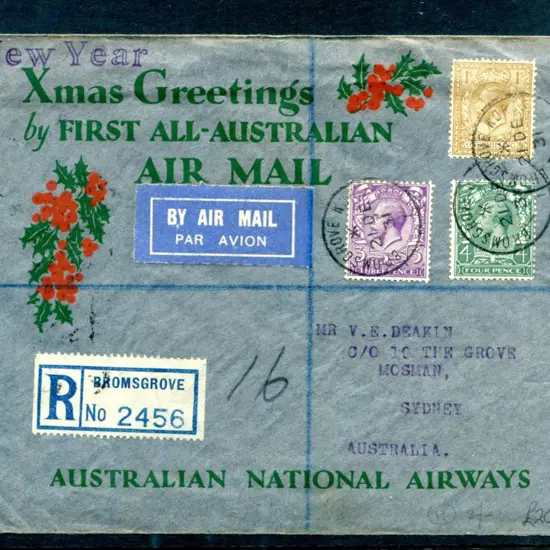 1932 (7th Jan) England to Australia "First All ...