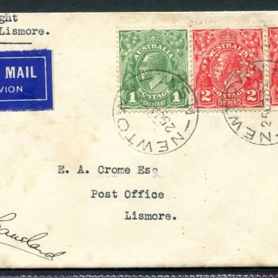 1932 (25th Jan) Sydney to Lismore by New England ...