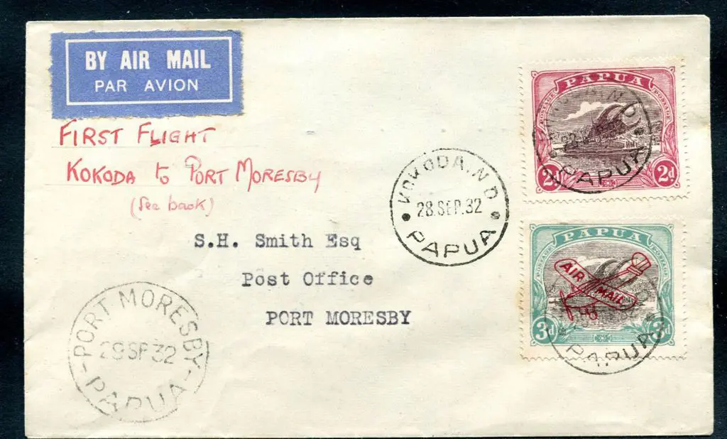 1932 (30th Sept) "Kokoda to Port Moresby First ... Image 1++