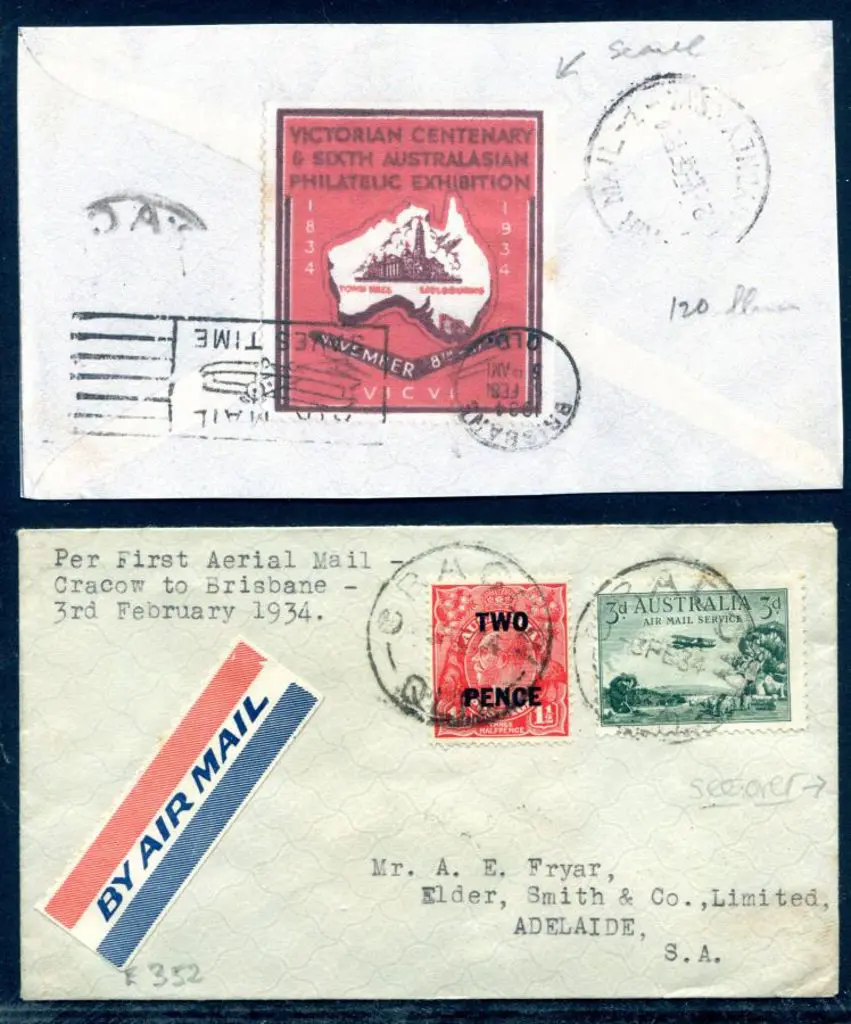 1934 (3rd Feb) Cracow to Brisbane by Aircrafts Pty ... Image 1++