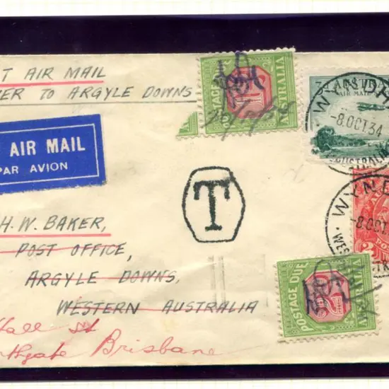 1934 (6th Oct) Wyndham to Ord River via Argyll ...