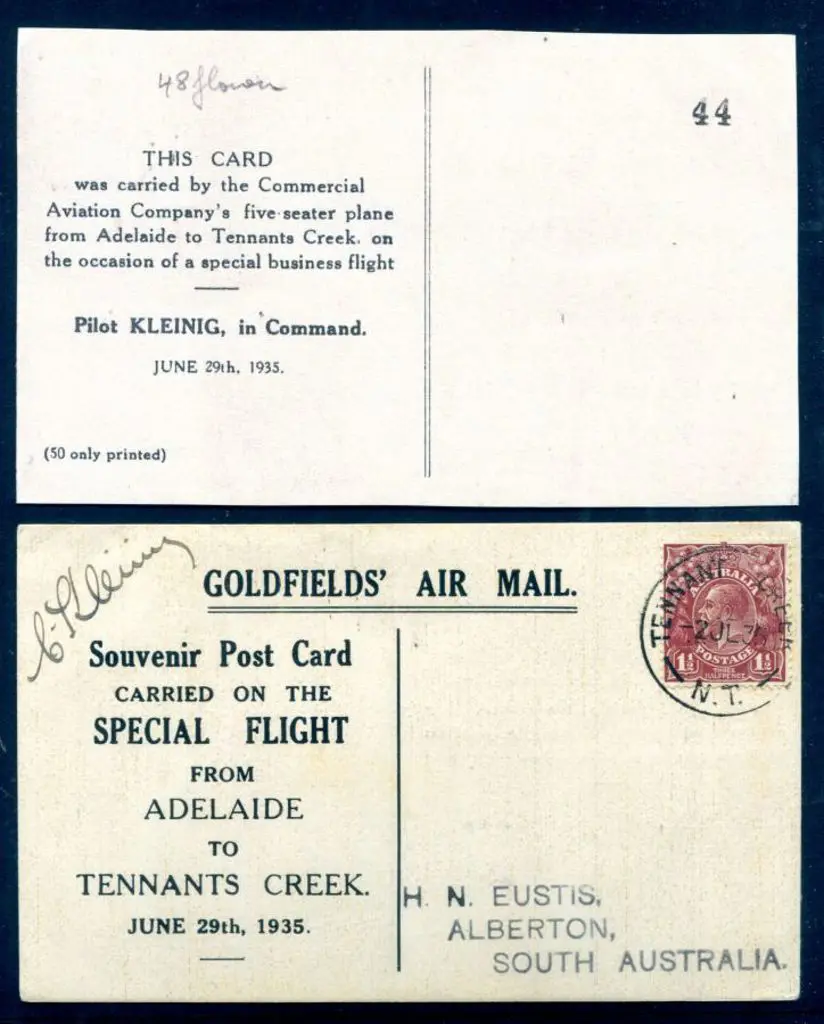 1935 (29th June) Adelaide to Tennant Creek ... Image 1++