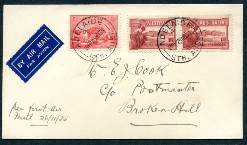 1935 (26th Nov) Adelaide to Broken Hill ... Image 1++