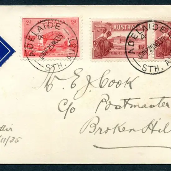 1935 (26th Nov) Adelaide to Broken Hill ...