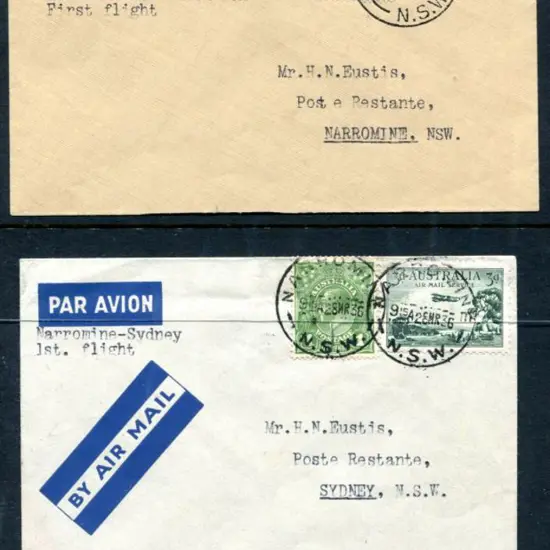 1936 (27th Mar) Broken Hill to Narromine & ...