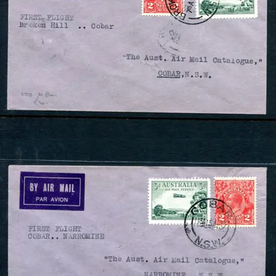 1937 (14th Apr) Broken Hill to Cobar & Cobar to ...