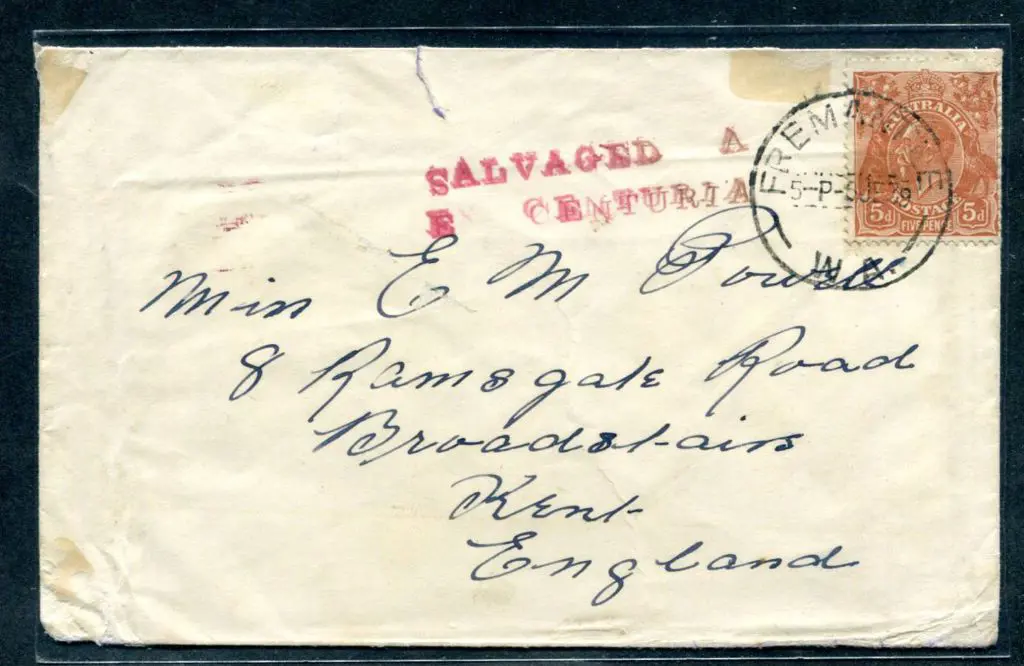 1939 (8th June) Imperial Airways Australia to ... Image 1++