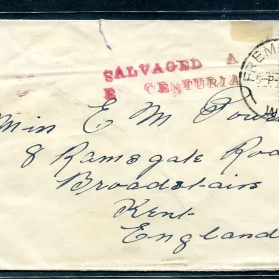 1939 (8th June) Imperial Airways Australia to ...