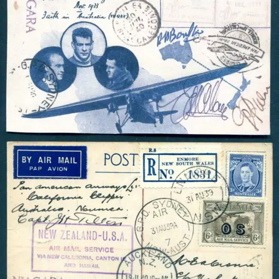 1940 (16th July) Australia to Noumea intermediate ...